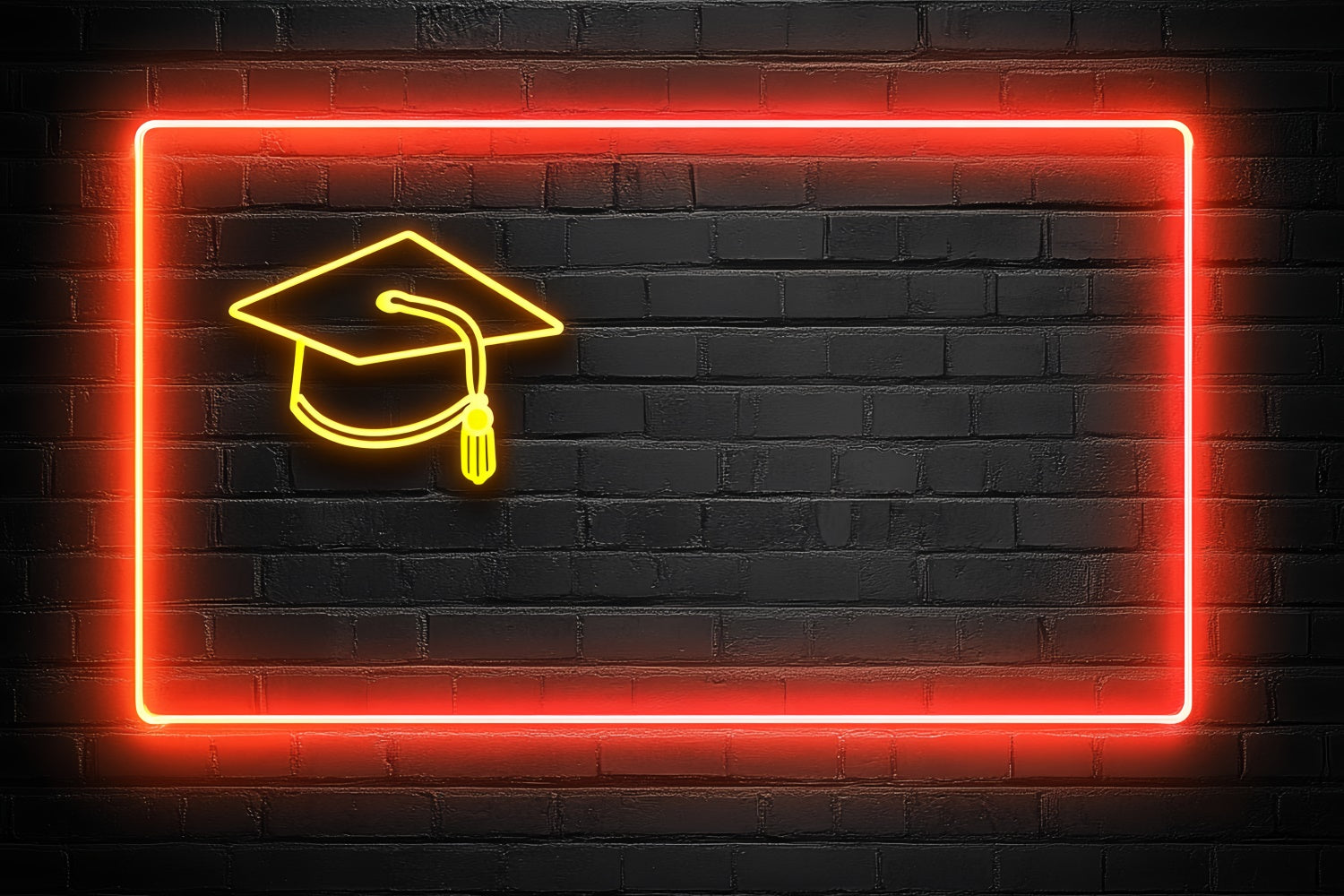 Graduation Fotohintergrund Ideen Neon Rahmen Graduation Party Hintergrund CSH3-240