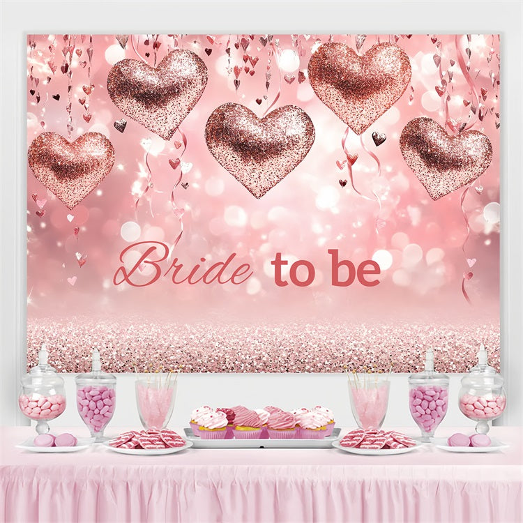 Hochzeit Backdrops Glitter Hearts Personalisierte Backdrop CSH3-274