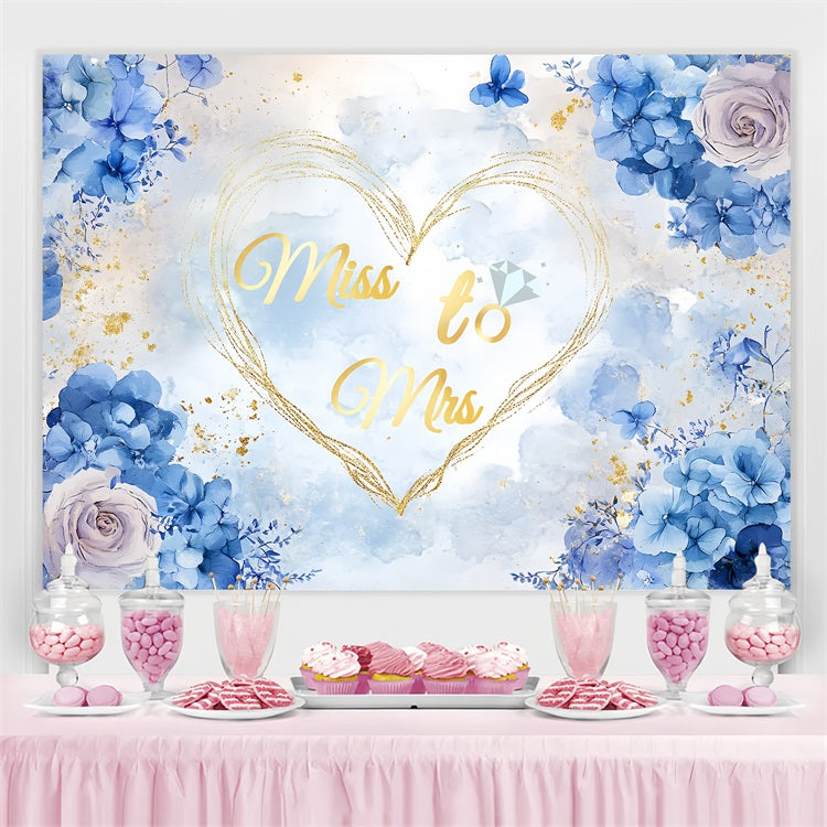 Backdrops für Hochzeiten Gold Herz Aquarell Personalisierte Backdrop CSH3-276