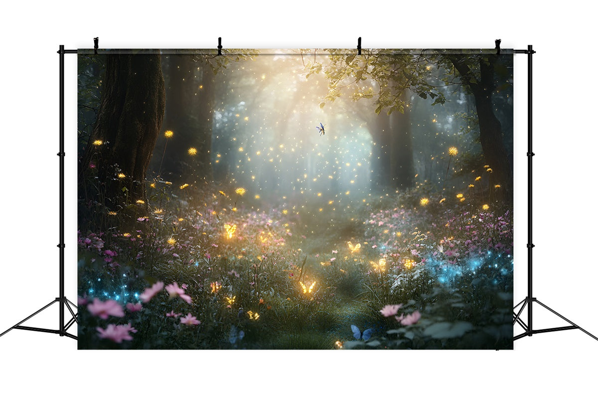 Fantasy Forest Backdrop Funkelndes Märchenland Woods Backdrop CSH4-111