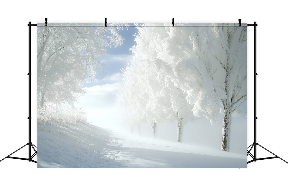 Fotografie Backdrop Wald Heitere Weiße Wälder Backdrop CSH4-121