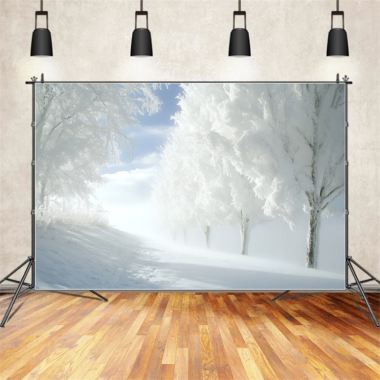 Fotografie Backdrop Wald Heitere Weiße Wälder Backdrop CSH4-121
