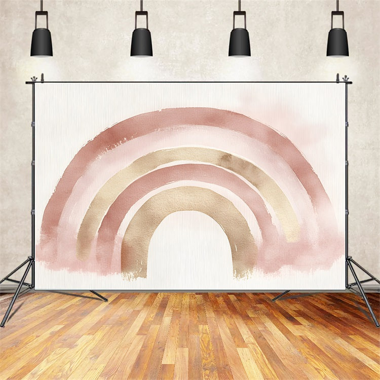Boho Bogen Backdrop Pastell Regenbogen Bogen Backdrop CSH4-126