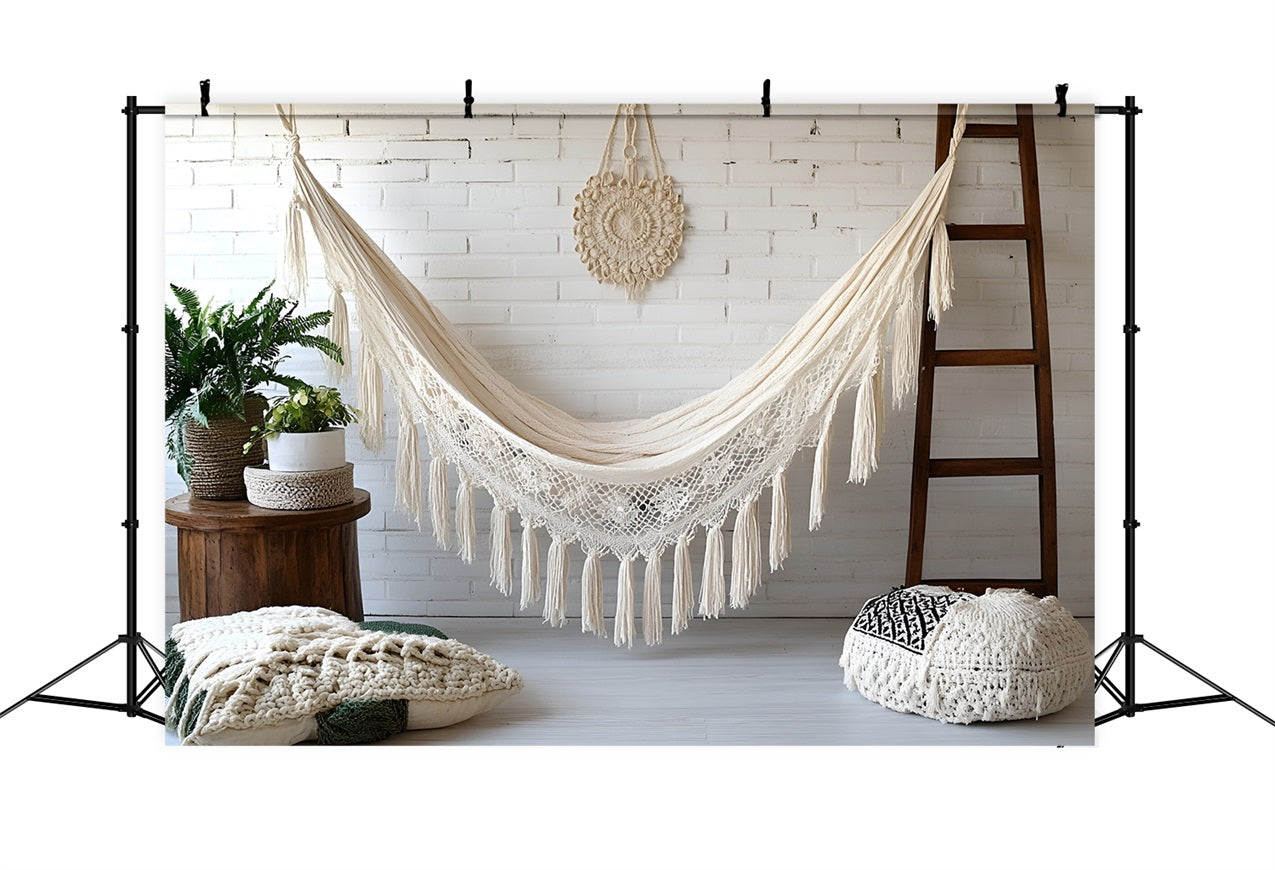 Boho Backdrops Gemütlich hängende Hängematte Backdrop CSH4-151