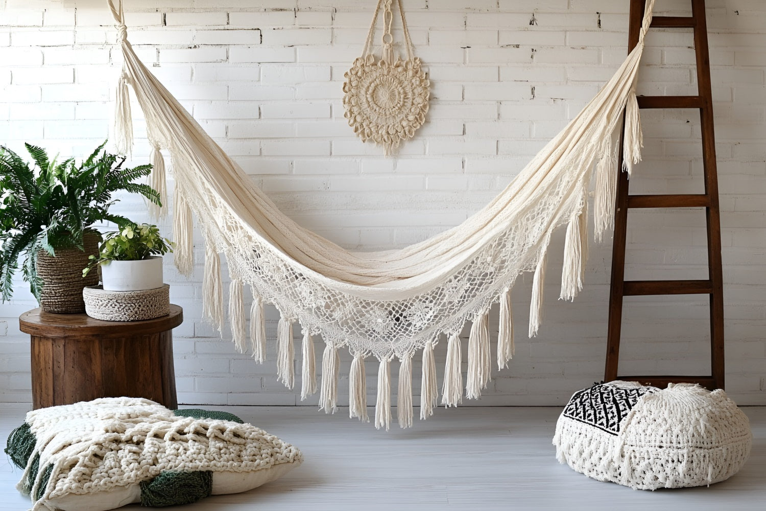 Boho Backdrops Gemütlich hängende Hängematte Backdrop CSH4-151