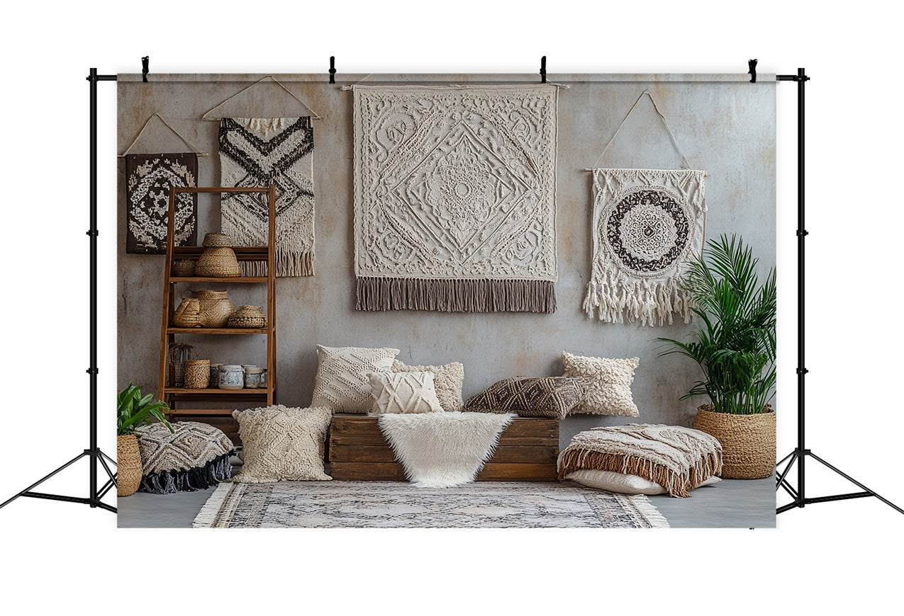 Boho Fotografie Hintergrund Woven Tapestry Wall Backdrop CSH4-153