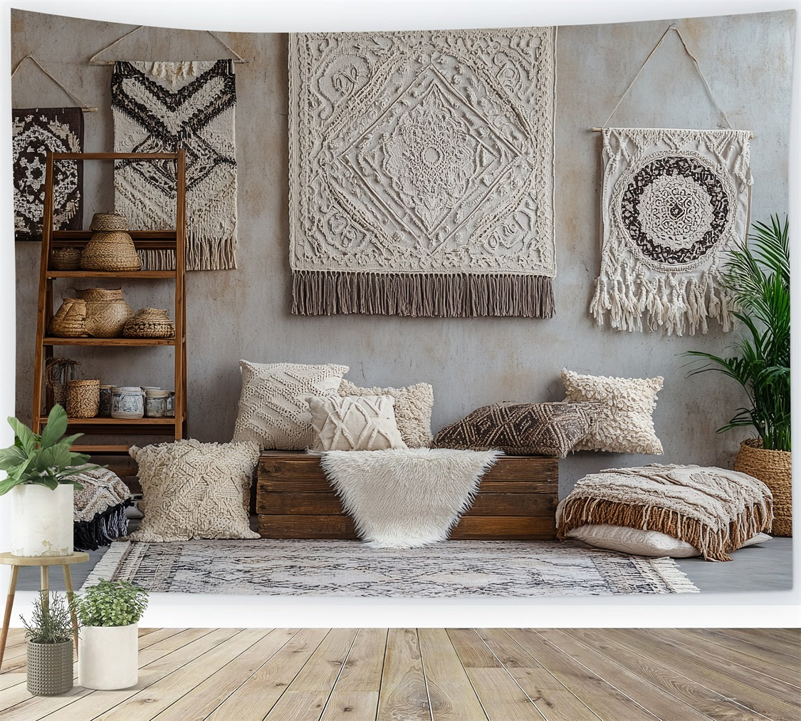 Boho Fotografie Hintergrund Woven Tapestry Wall Backdrop CSH4-153