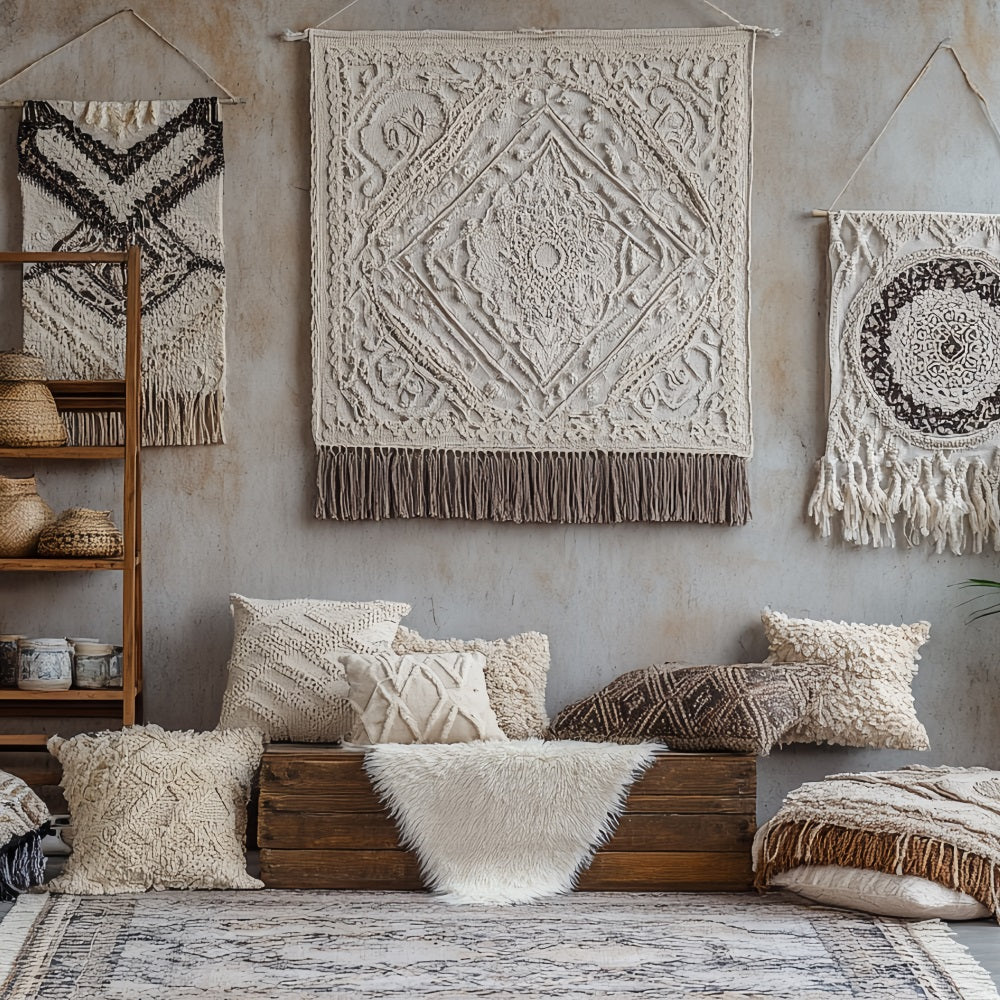 Boho Fotografie Hintergrund Woven Tapestry Wall Backdrop CSH4-153