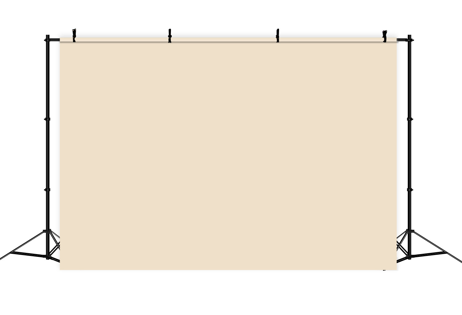 Einfarbige Kulissen Weiche cremefarbene Beige Kulisse CSH4-154
