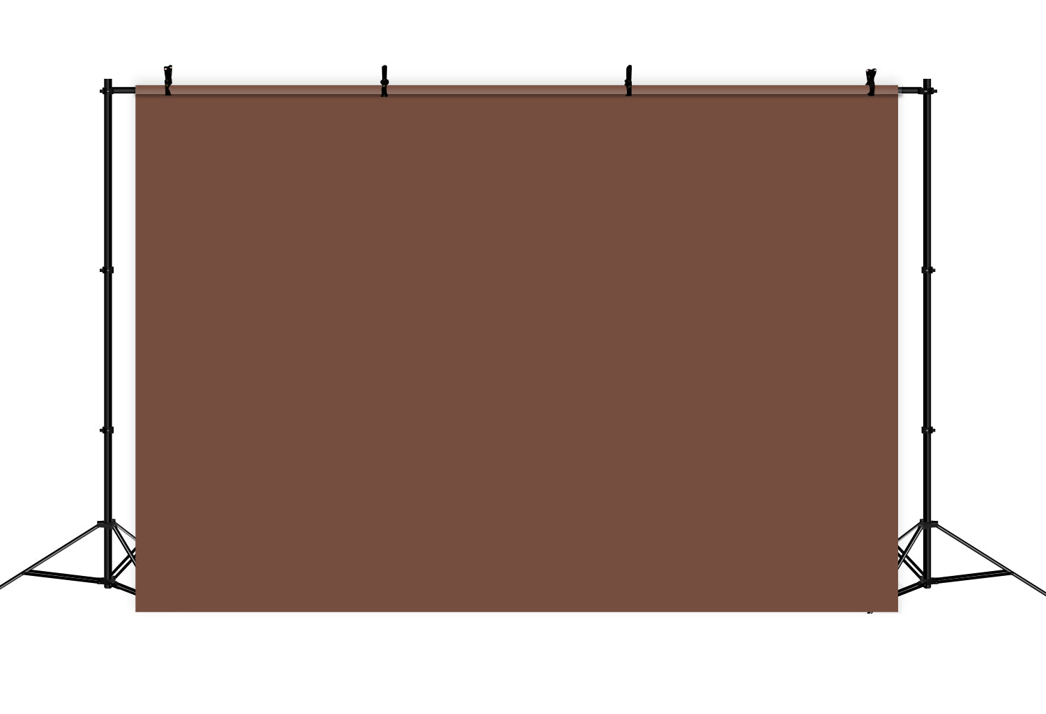 Volltonfarbe Backdrops Tiefes Terrakotta Braun Backdrop CSH4-164