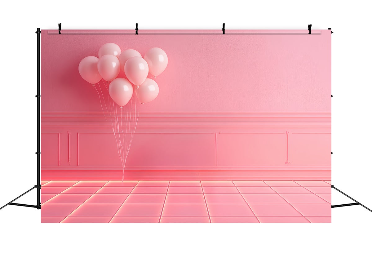 Backdrop Porträtfotografie Blush Pink Ballon Backdrop CSH4-177