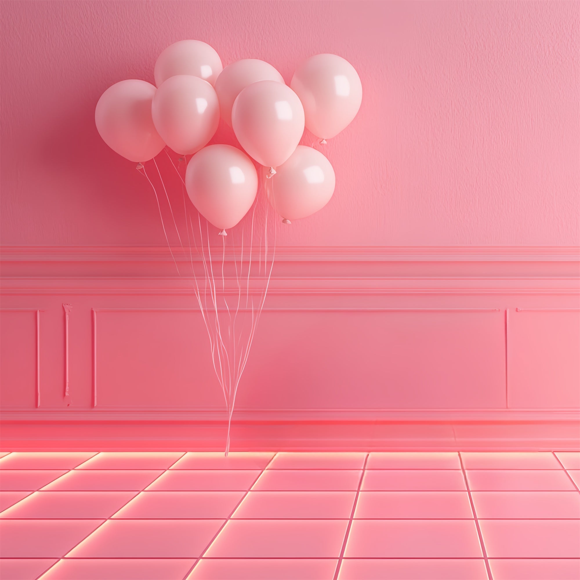 Backdrop Porträtfotografie Blush Pink Ballon Backdrop CSH4-177