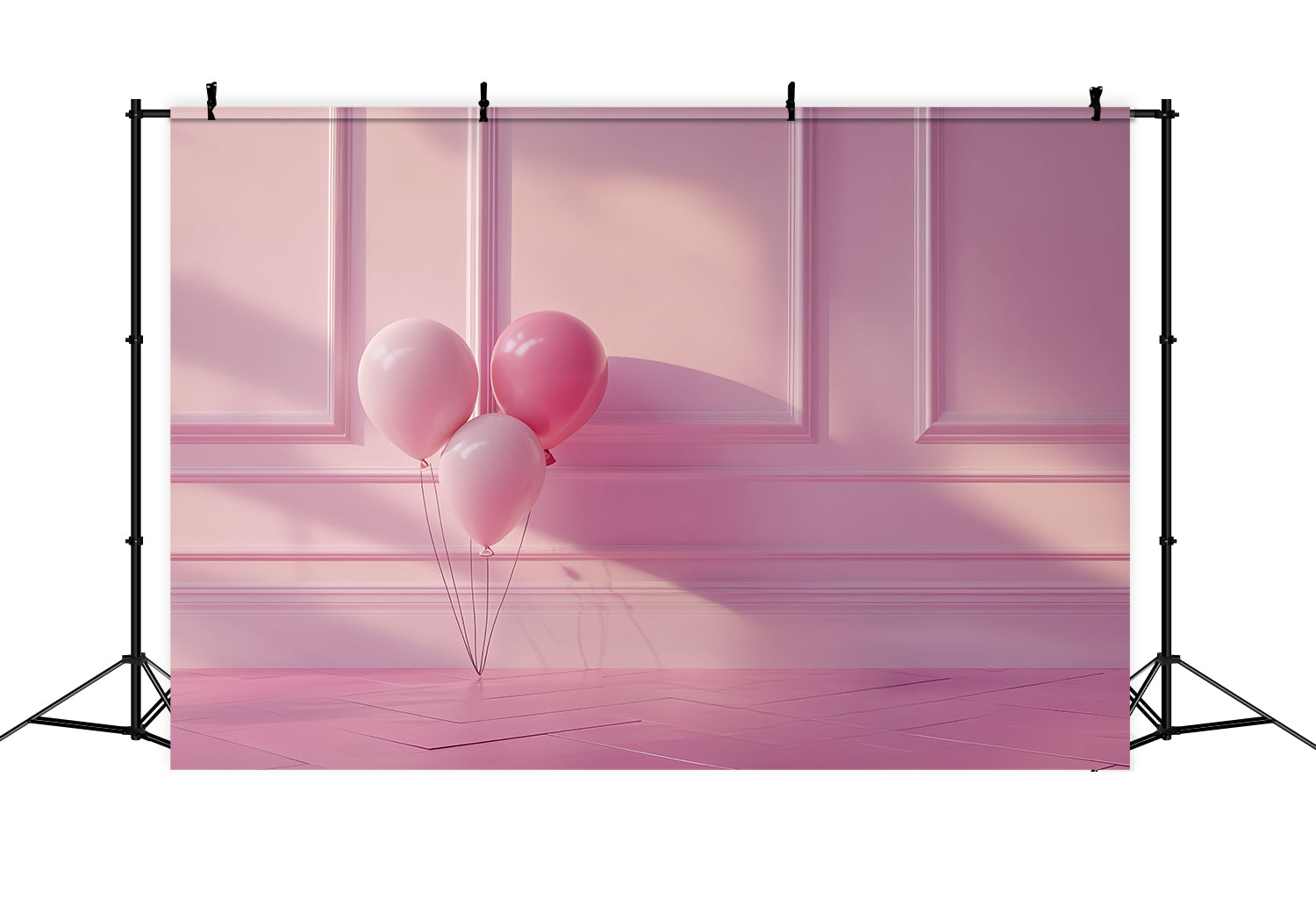 Rosa Fotohintergrund Elegant Rosa Wand Ballons Hintergrund CSH4-178
