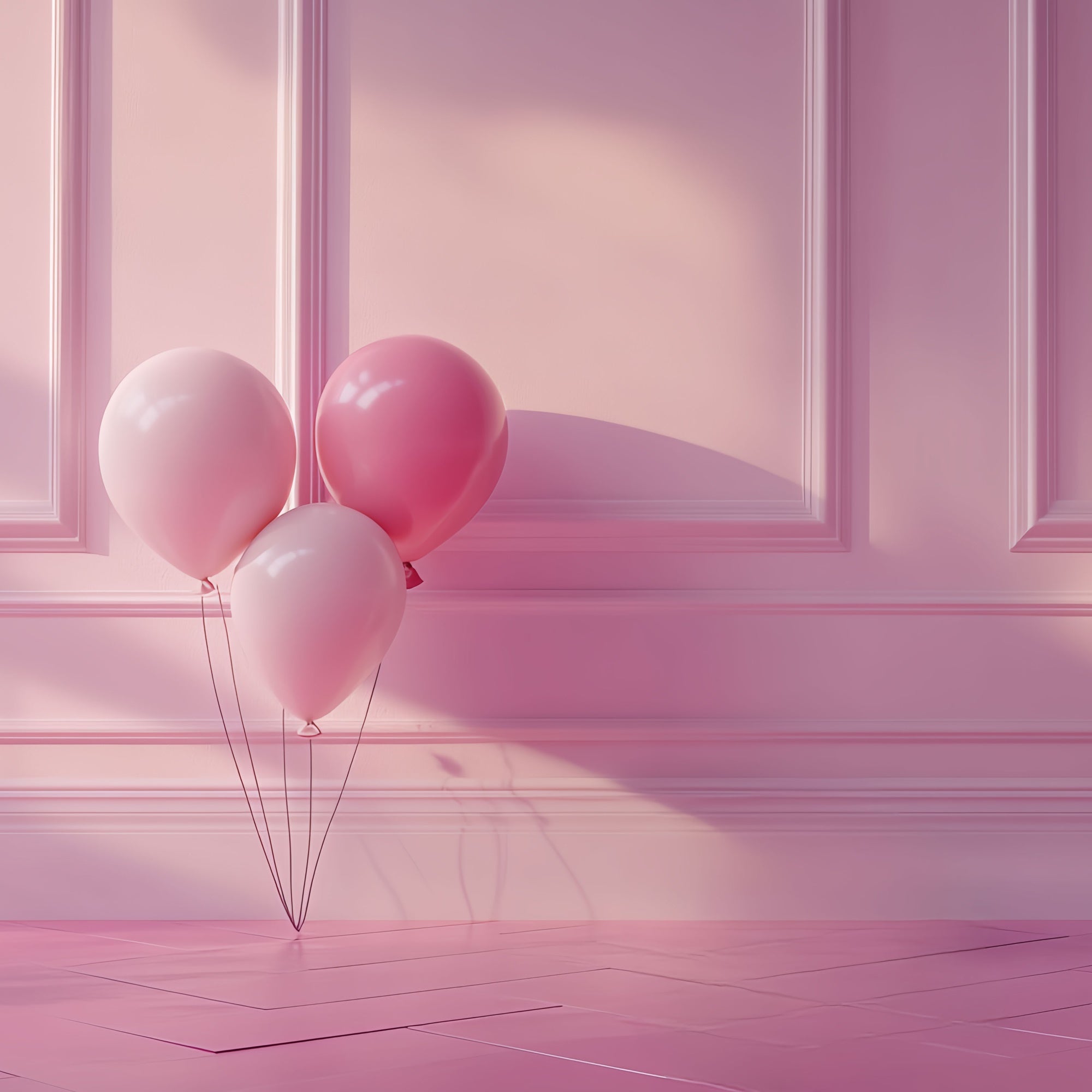 Rosa Fotohintergrund Elegant Rosa Wand Ballons Hintergrund CSH4-178