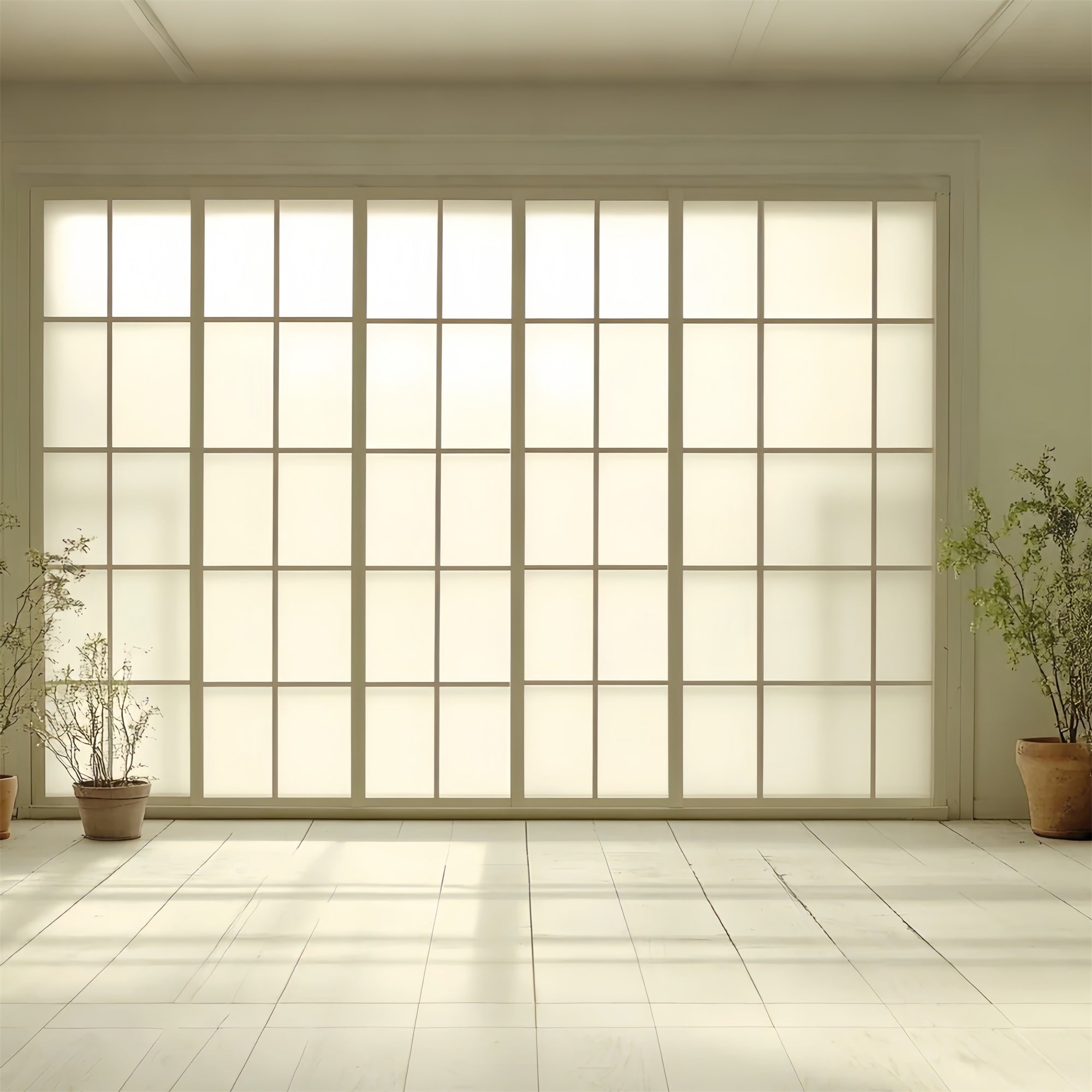 Hintergrund für Porträts Minimal Japanese Grid Wall Backdrop CSH4-181