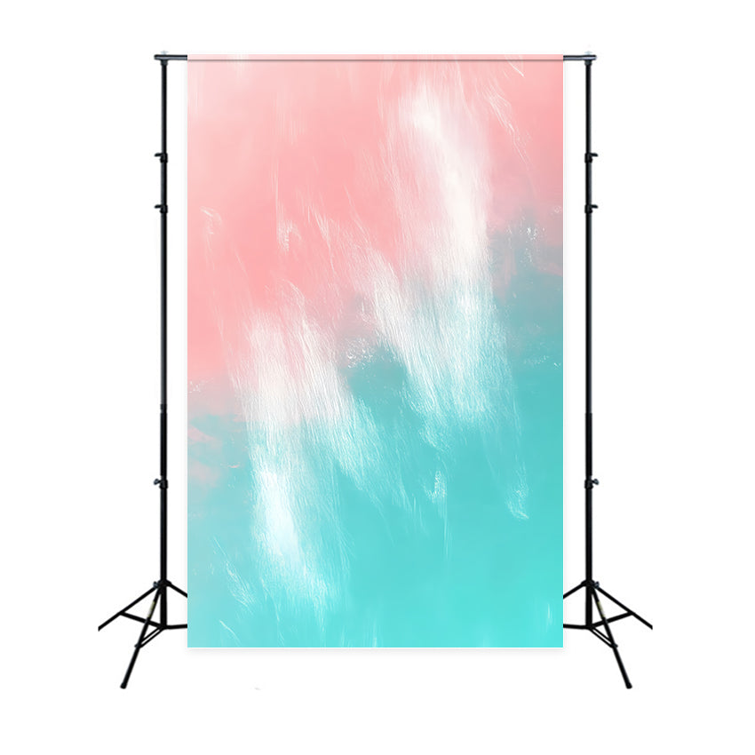 Porträtfoto-Hintergrund Pastellrosa Blau Farbverlauf Hintergrund CSH4-185
