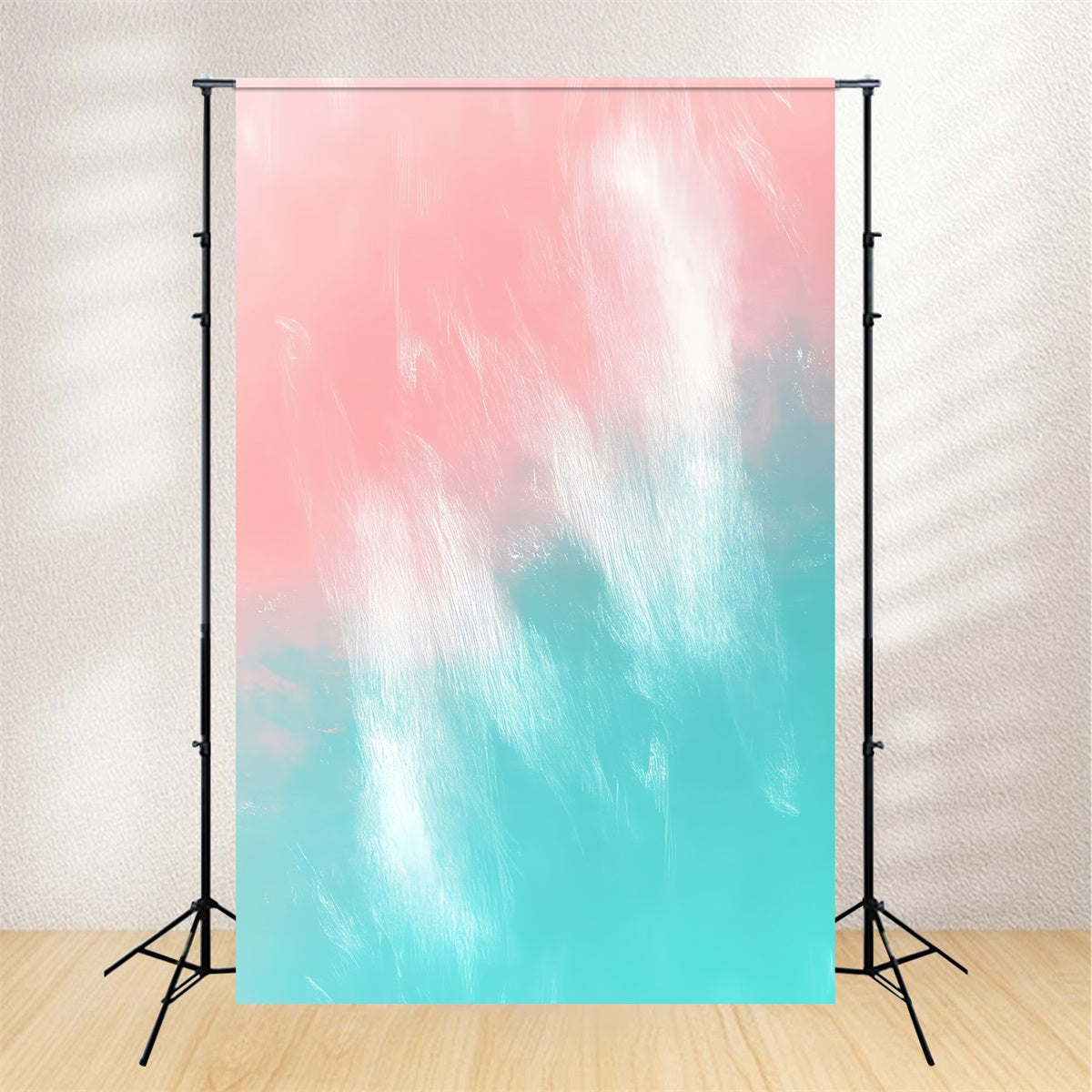 Porträtfoto-Hintergrund Pastellrosa Blau Farbverlauf Hintergrund CSH4-185