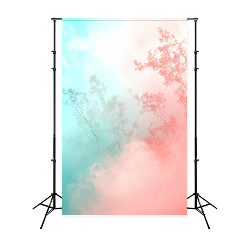 Backdrops für Schulportraits Farbverlauf Woodland Mist Backdrop CSH4-186