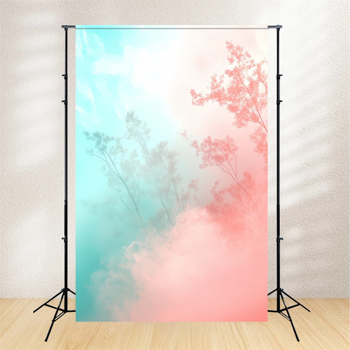 Backdrops für Schulportraits Farbverlauf Woodland Mist Backdrop CSH4-186