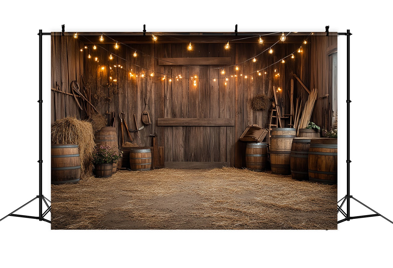 Scheune Holz Backdrop Holz Wand hängende Werkzeuge Backdrop CSH4-213