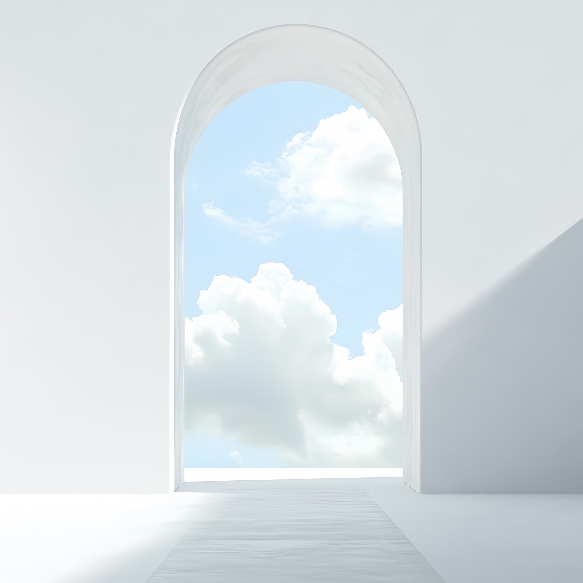 Himmel Backdrop Wolken Minimalistische Bogen Bogen Wolke Himmel Backdrop CSH4-255
