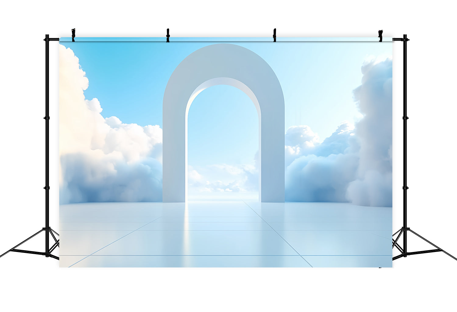 Blauer Himmel Backdrops Fantasie Himmel Bogen Wolke Backdrop CSH4-256