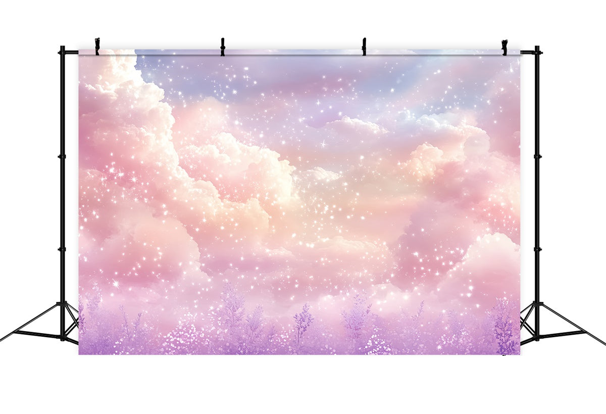 Wolke Fotohintergrund Lavendel Himmel Glitzernde Wolken Hintergrund CSH4-261