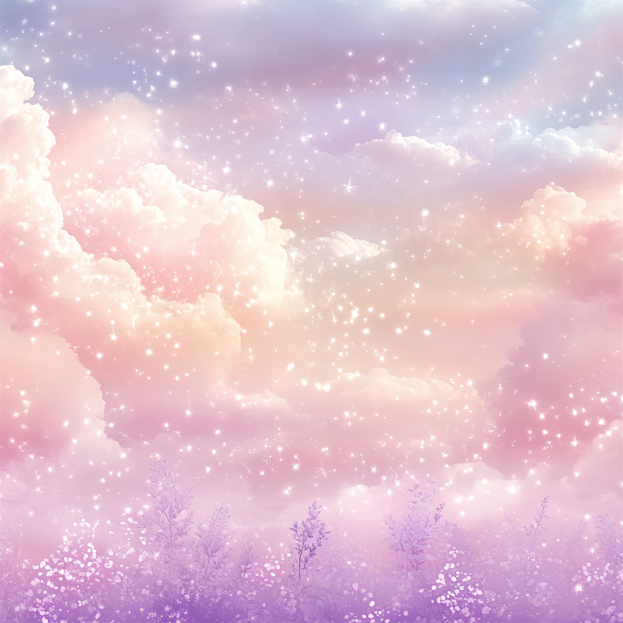 Wolke Fotohintergrund Lavendel Himmel Glitzernde Wolken Hintergrund CSH4-261