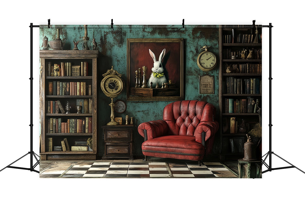 Antike Backdrop Einrichtungsgegenstände Bücherregal Vintage Fotohintergrundbilder CSH4-300
