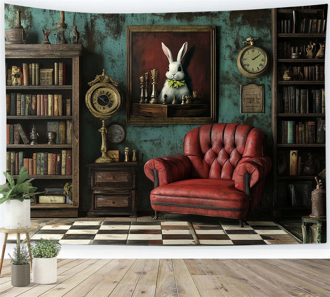Antike Backdrop Einrichtungsgegenstände Bücherregal Vintage Fotohintergrundbilder CSH4-300