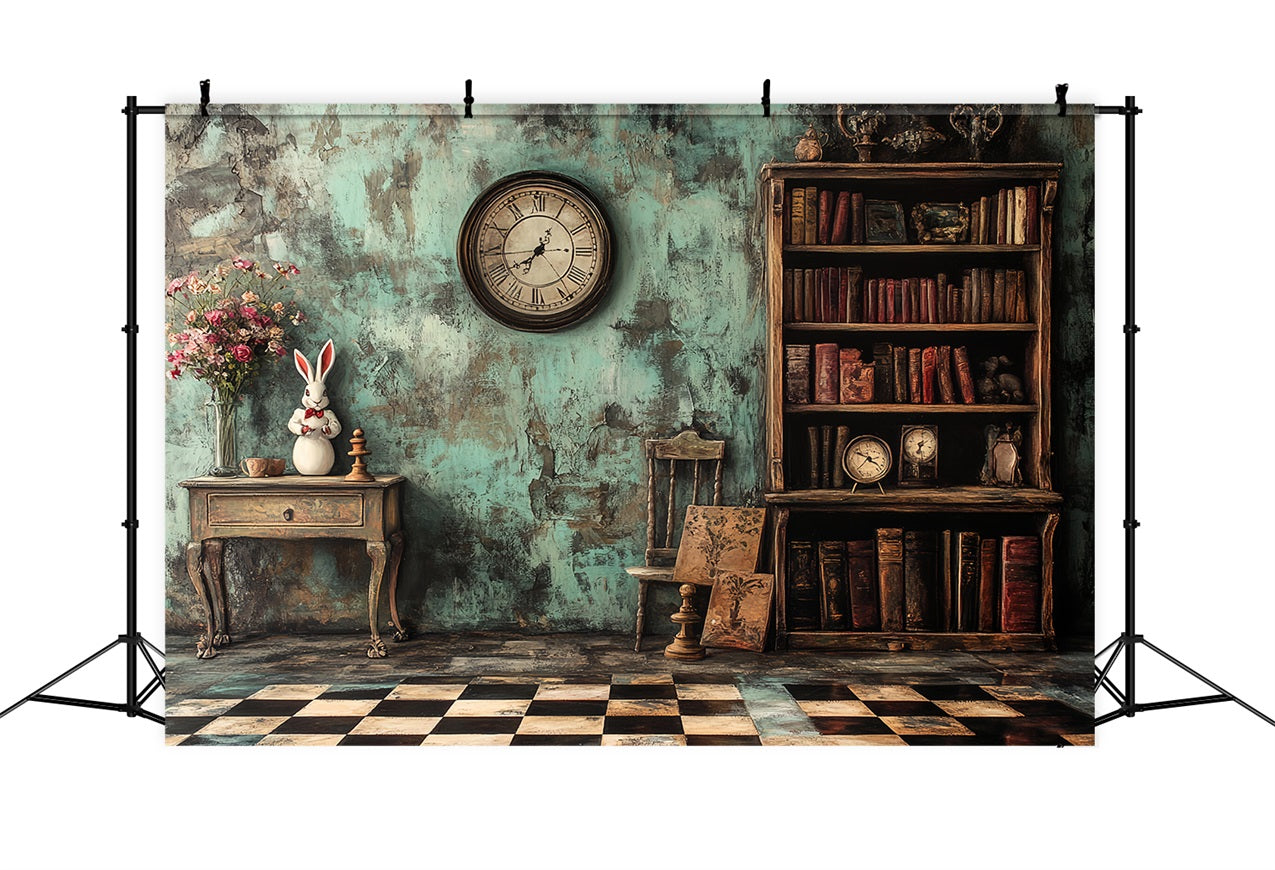 Antike Fotokulisse Alice im Wunderland Vintage-Hintergrund CSH4-301