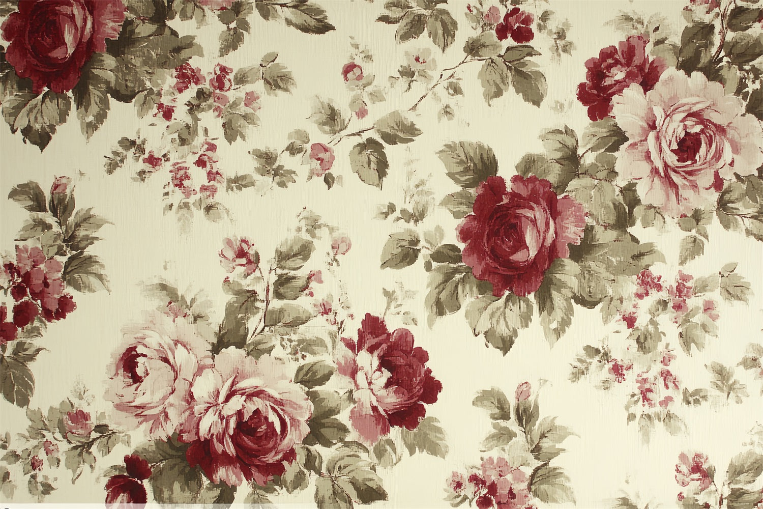 Vintage-Fotohintergrund Rote Rosen Blumenhintergrund CSH4-304