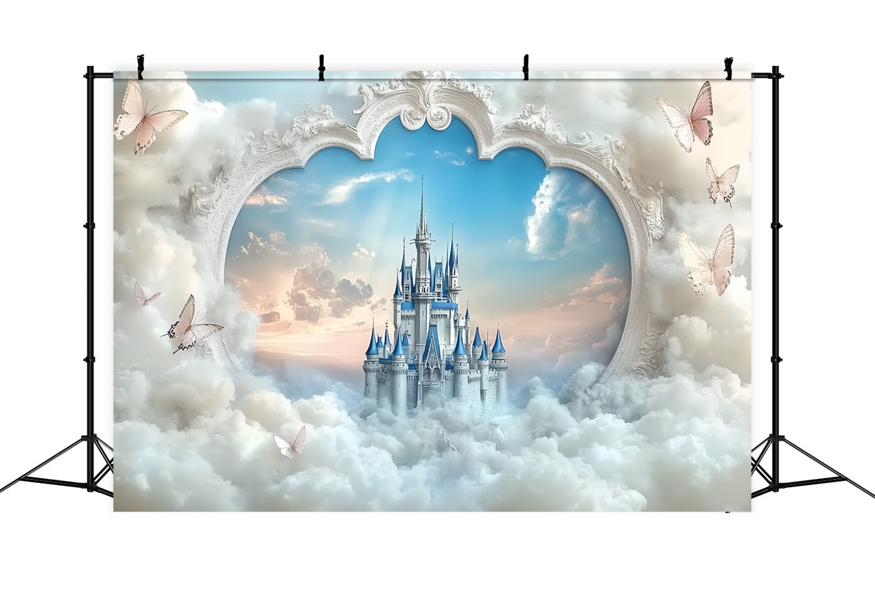 Burg Backdrops Himmlisch gesehen Herztor Backdrop CSH4-336