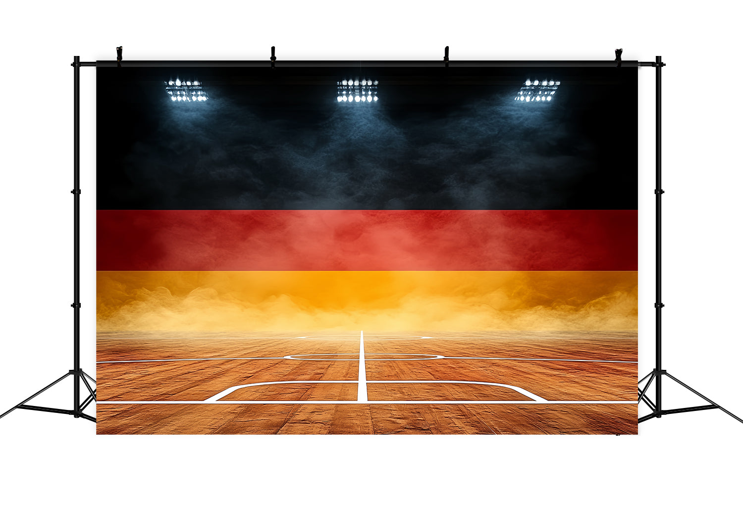 Sportfotografie Hintergründe Vintage Flag Court Hintergrund CSH4-361-DE