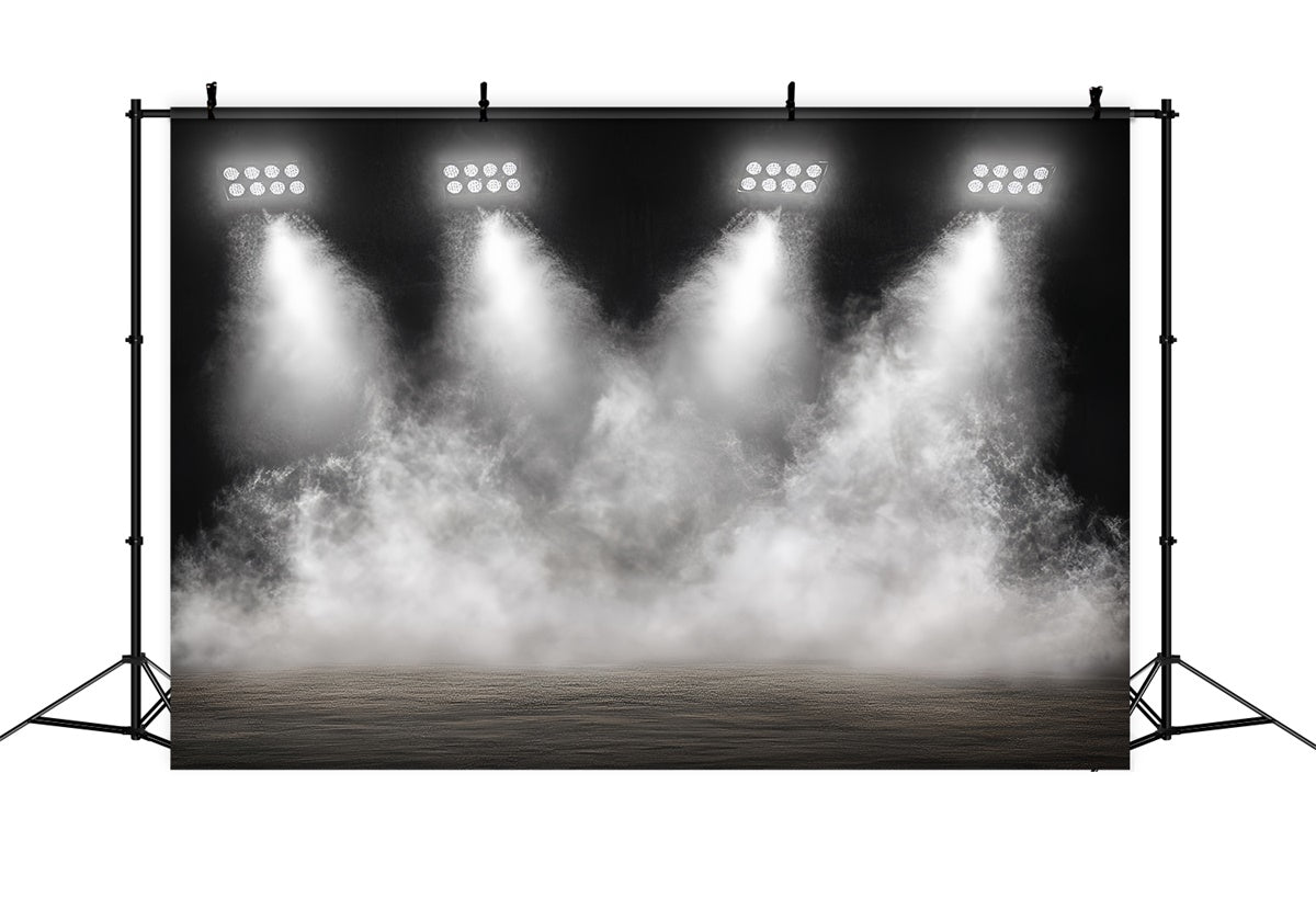 Sport Backdrop Ideen Indoor Arena Lichter Rauch Hintergrund CSH4-364