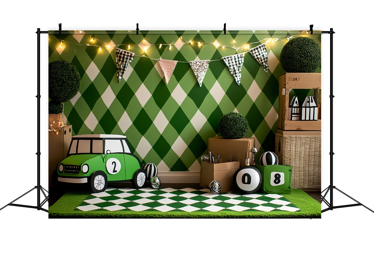 Sportfotografie Backdrops Mini Racer Diamond Wall Backdrop CSH4-375