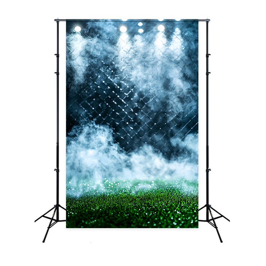 Sport Backdrop Ideen Smoky Sportplatz Zaun Backdrop CSH4-377