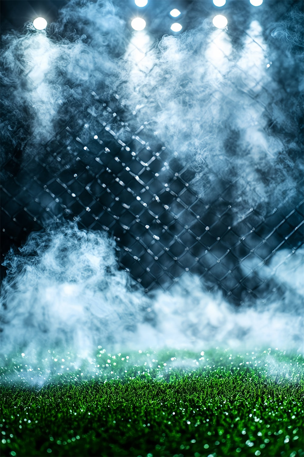 Sport Backdrop Ideen Smoky Sportplatz Zaun Backdrop CSH4-377