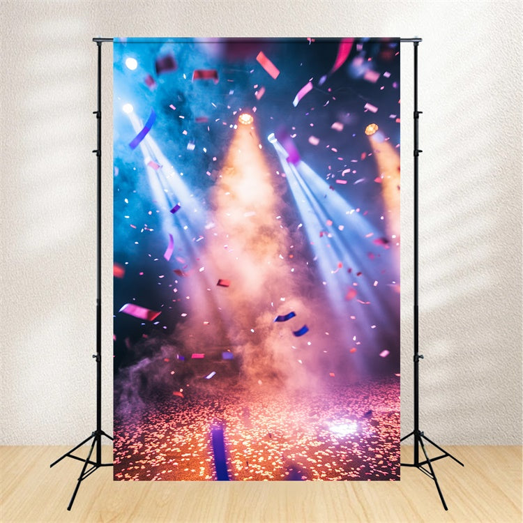 Backdrop Sport Buntes Konfetti Spotlight Hintergrund CSH4-386
