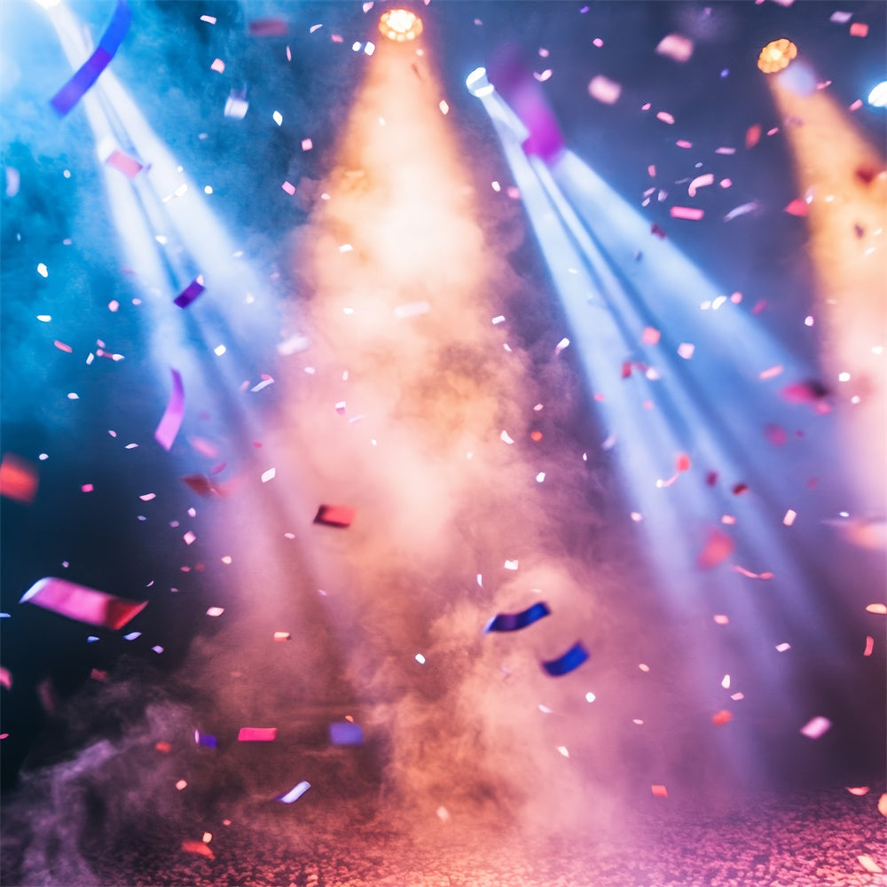 Backdrop Sport Buntes Konfetti Spotlight Hintergrund CSH4-386