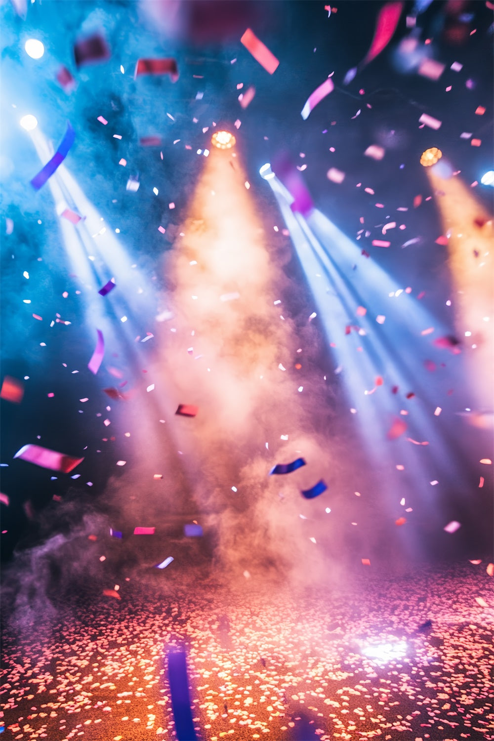 Backdrop Sport Buntes Konfetti Spotlight Hintergrund CSH4-386