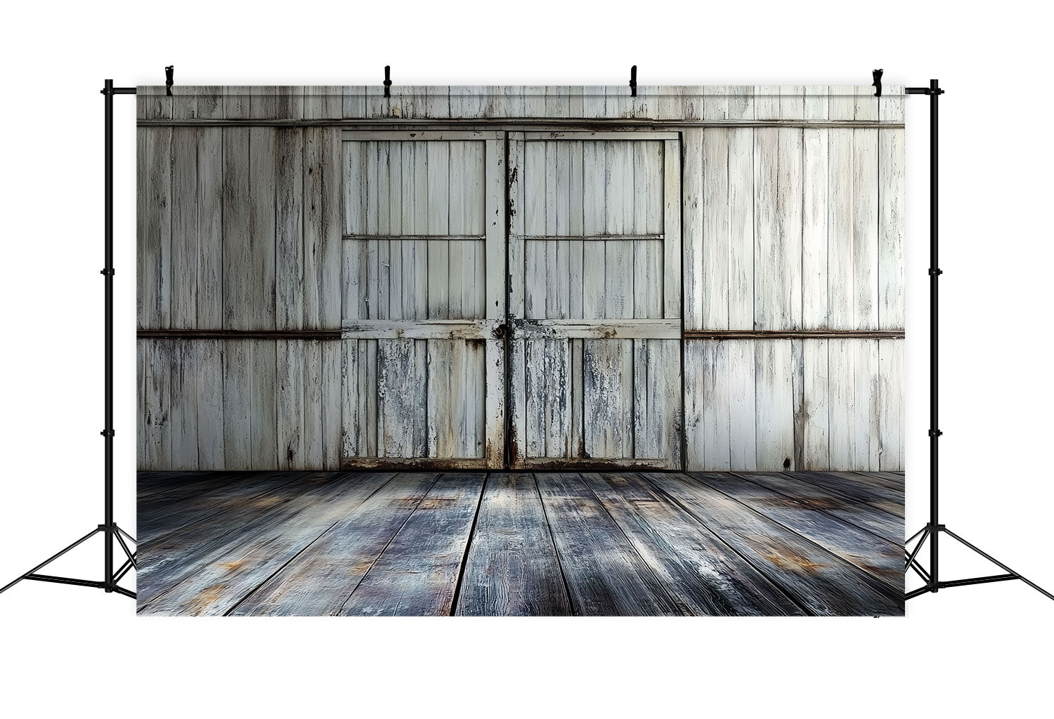 Retro Backdrops Rustikales Bauernhaus Scheunentor Vintage Backdrops CSH4-396