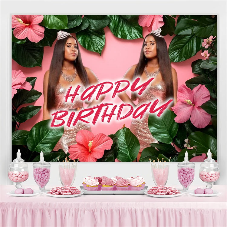 Benutzerdefinierte Geburtstag Backdrops Vintage Bloom Backdrop CSH4-67