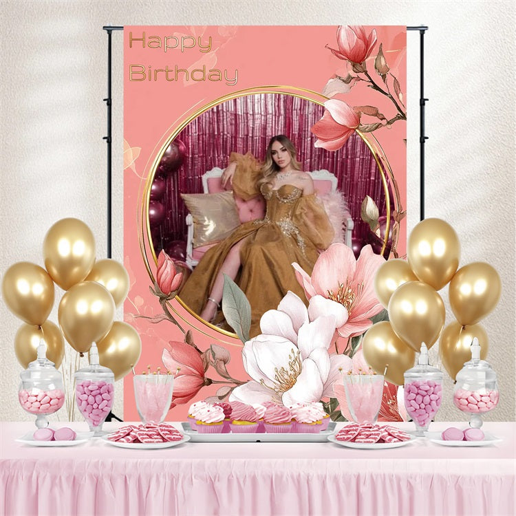Personalisierte Geburtstag Backdrop Ballon Party Backdrop CSH4-68