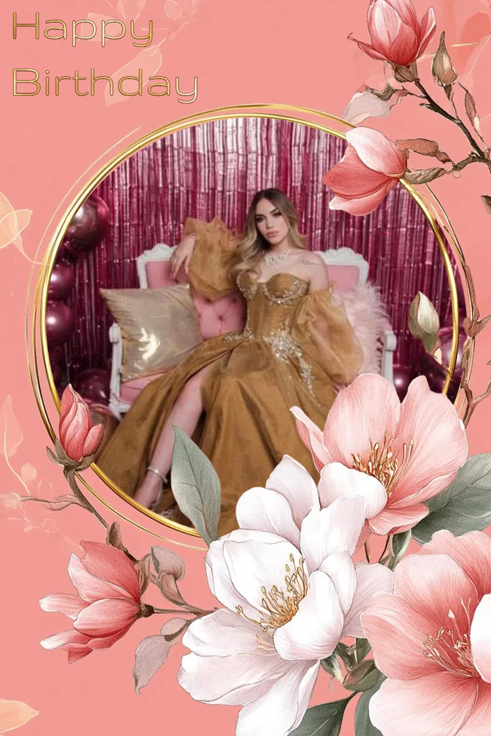 Personalisierte Geburtstag Backdrop Ballon Party Backdrop CSH4-68