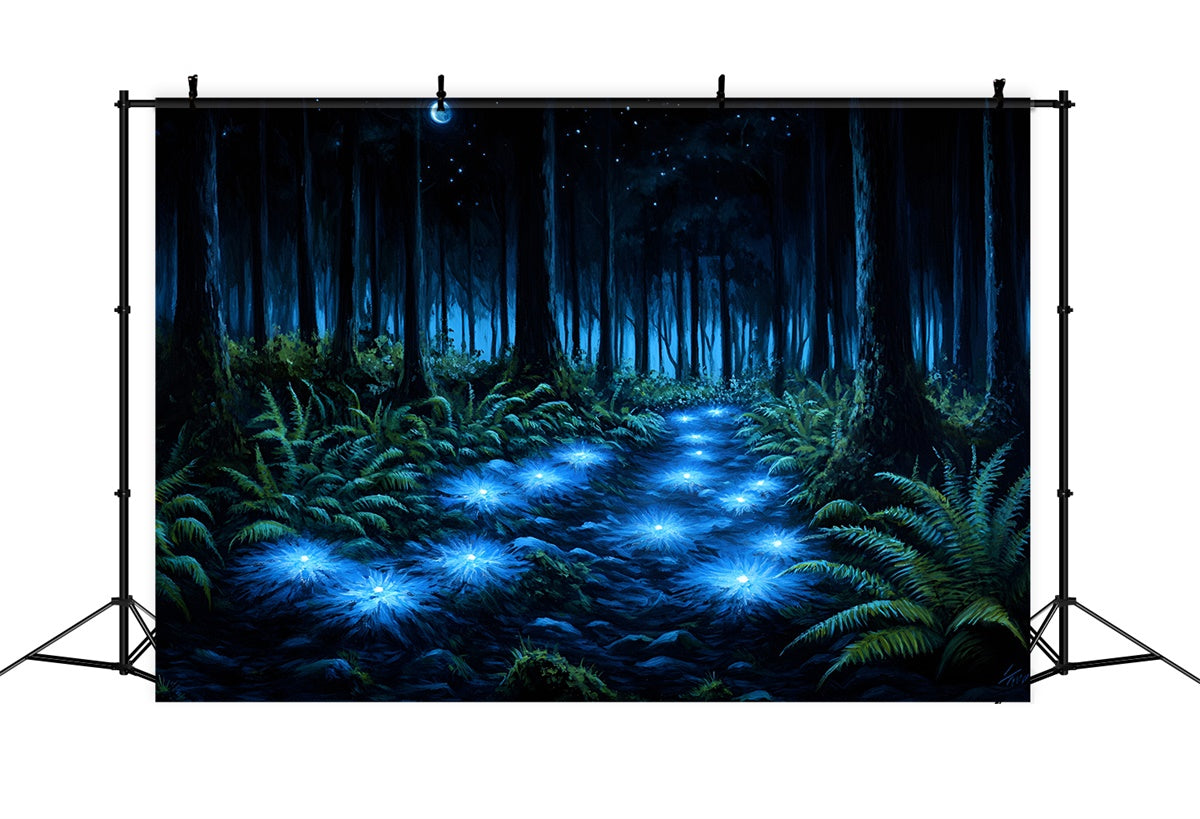 Wald Fotokulissen Magisches Licht Blumenweg Hintergrund CSH4-99