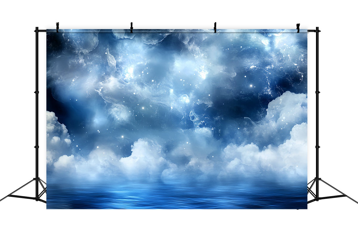 Sommer-Fotohintergrund Verträumter Himmel Ozean Glühen Hintergrund CSH5-115