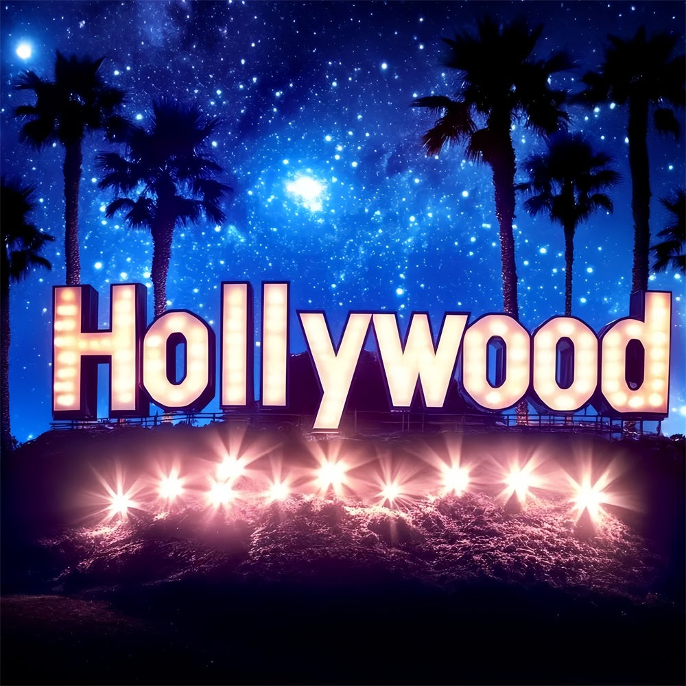 Hollywood-Themenhintergrund Sternenhimmel Premiere Lichterhintergrund CSH5-165