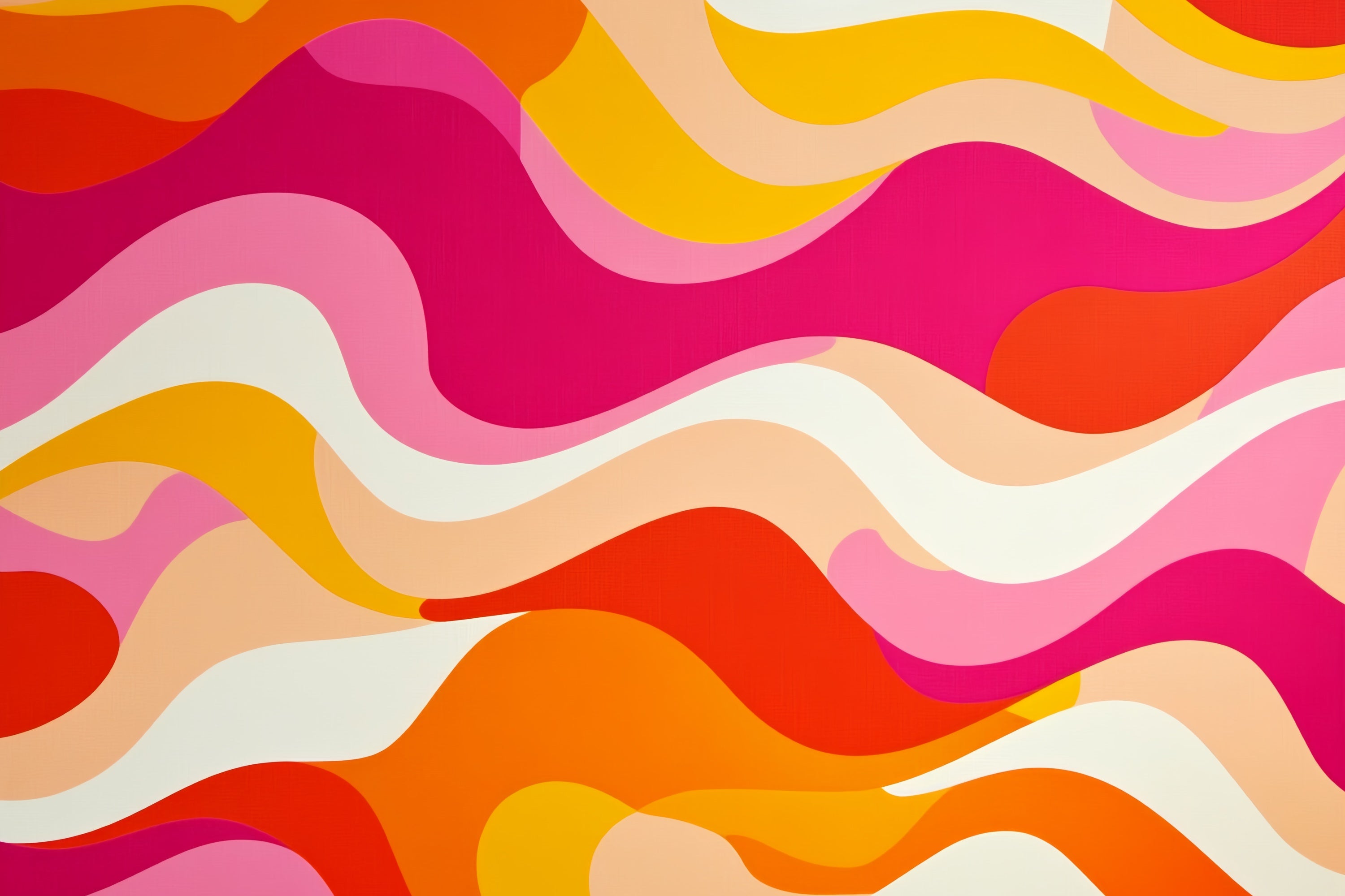 70er Jahre Fotohintergrund Retro Rosa Orange Welle Hintergrund CSH5-173