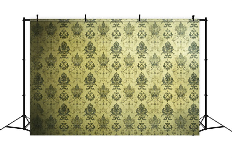 70er Jahre Foto Hintergrund verblasst Luxus Gold Damast Hintergrund CSH5-178